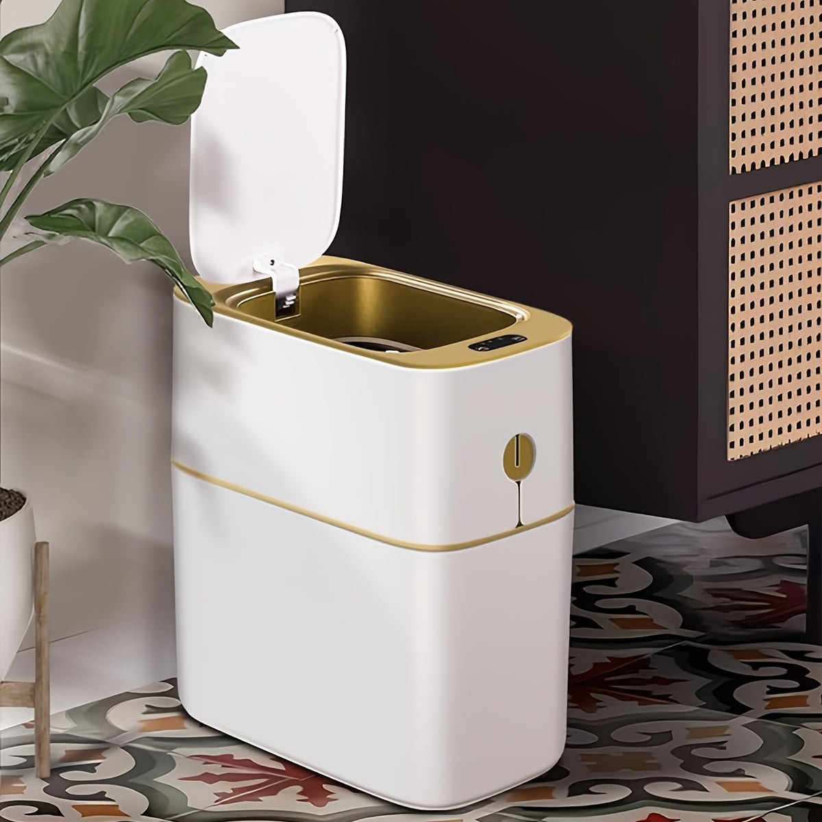 Touch-Free Motion Sensor Trash Can