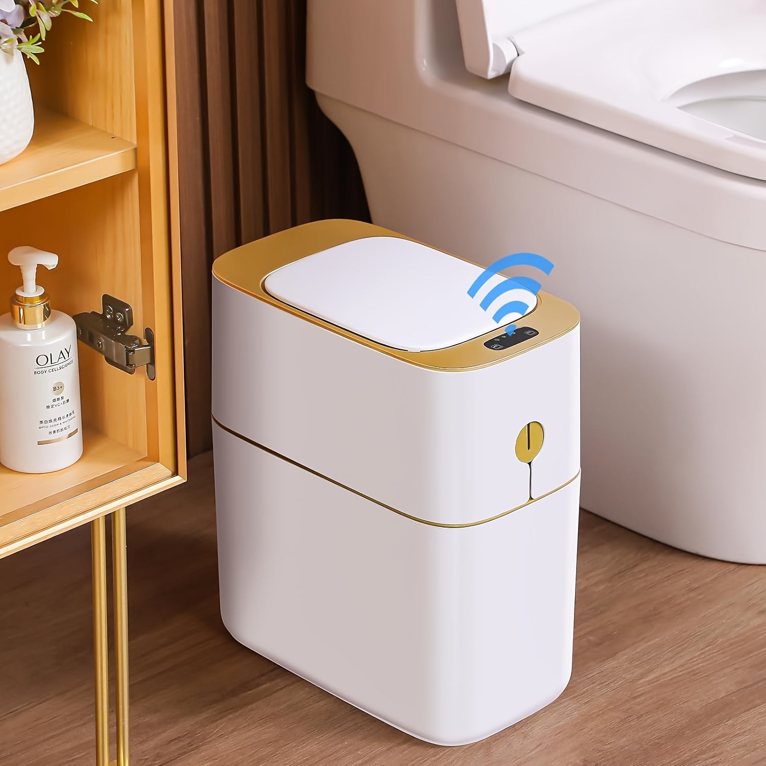 Touch-Free Motion Sensor Trash Can
