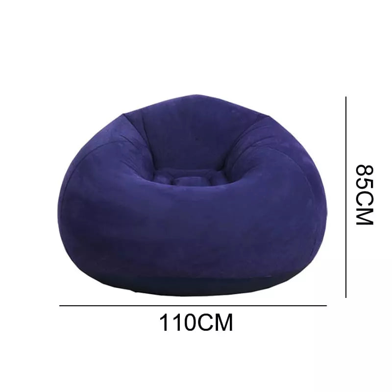 Inflatable Round Inflatable Pouf for Living Room