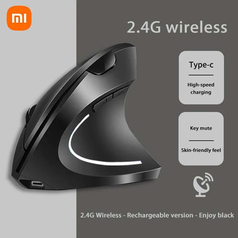 XIAOMI Wireless Vertical Mouse - Ergonomic and Accurate for Work and Gaming