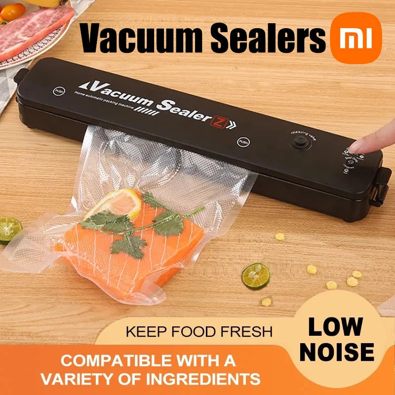 FreshLock™ Electric Vacuum Sealer – Preserve Fresher, Save Longer!
