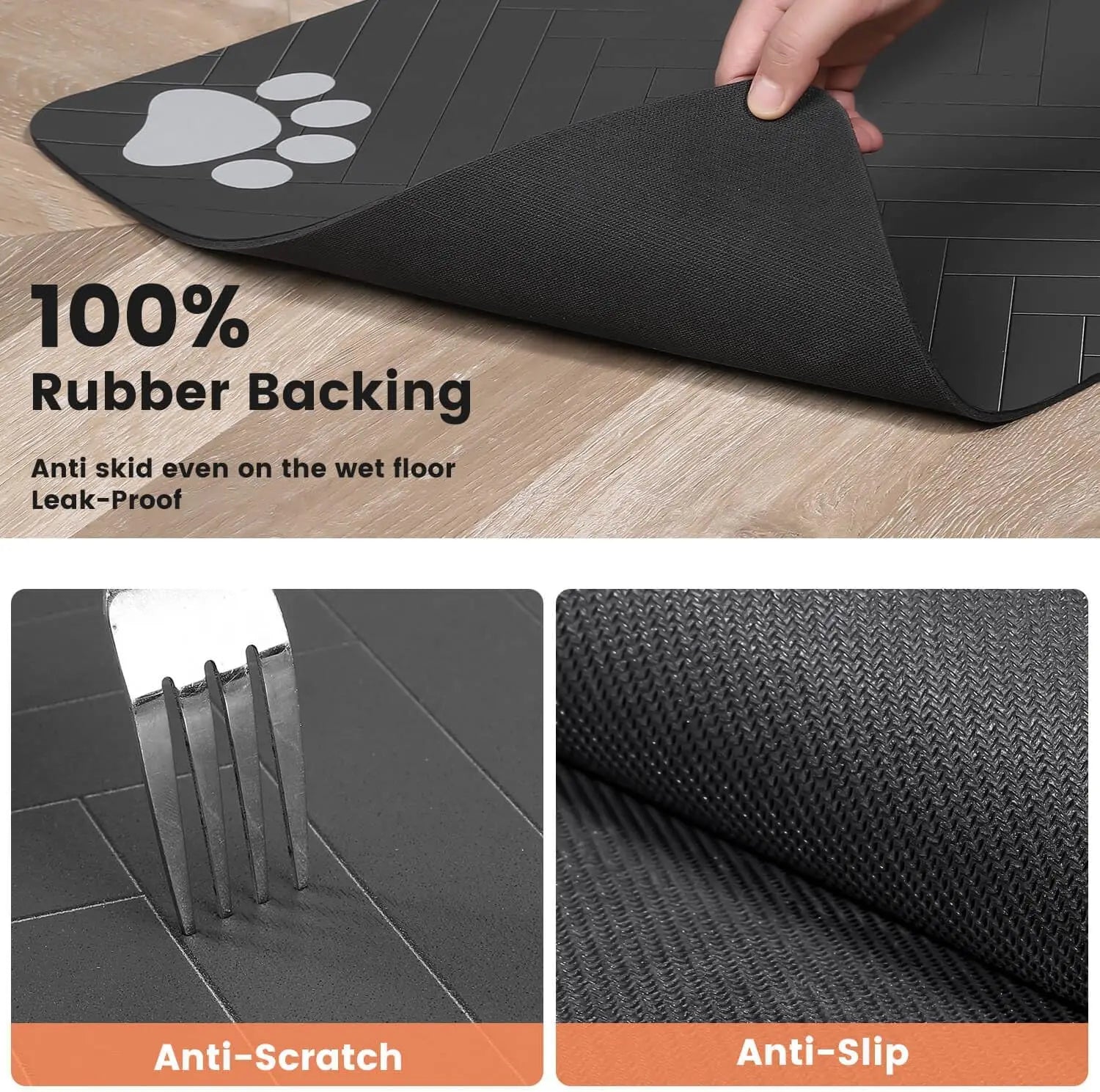 š¾ PawDry ā Absorbent Pet Feeding Mat