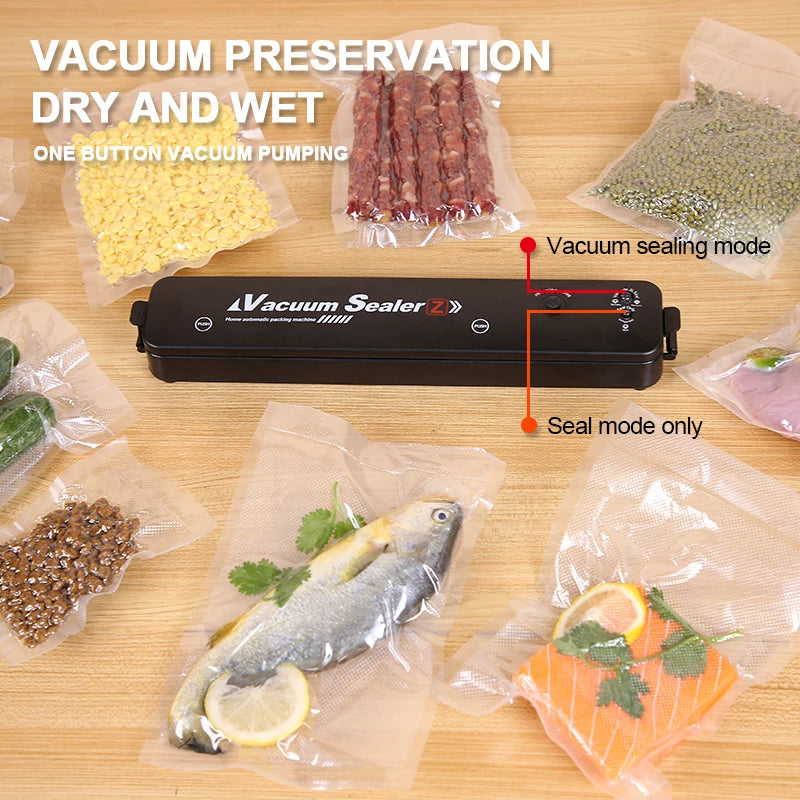 FreshLock™ Electric Vacuum Sealer – Preserve Fresher, Save Longer!