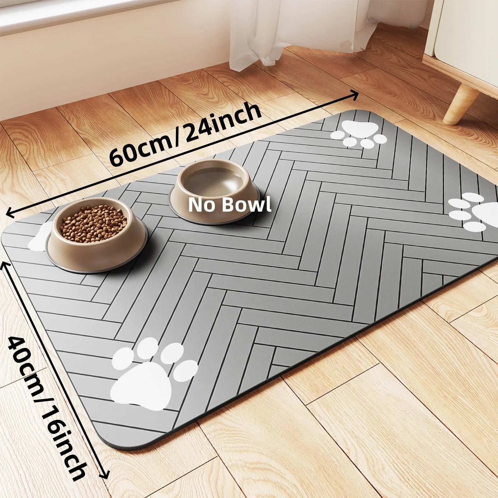 š¾ PawDry ā Absorbent Pet Feeding Mat