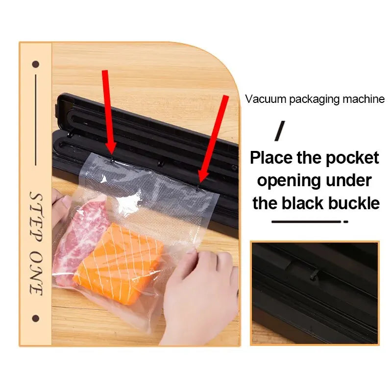 FreshLock™ Electric Vacuum Sealer – Preserve Fresher, Save Longer!