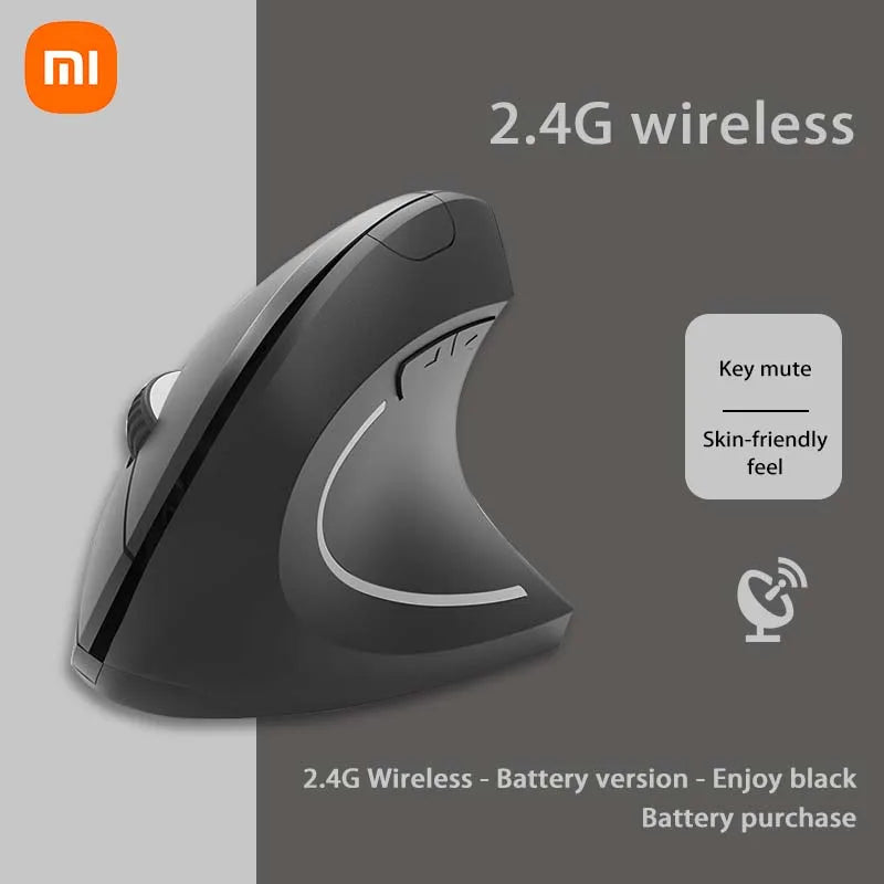 XIAOMI Wireless Vertical Mouse - Ergonomic and Accurate for Work and Gaming