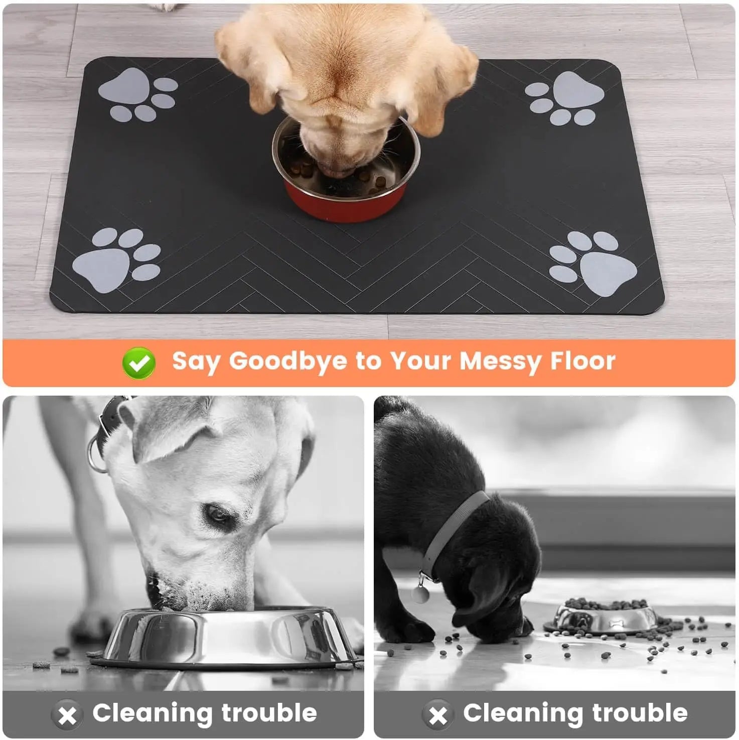 š¾ PawDry ā Absorbent Pet Feeding Mat
