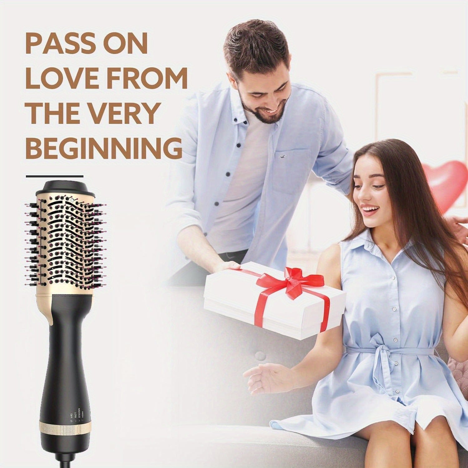 4-in-1 Hot Air Brush & Curling Iron