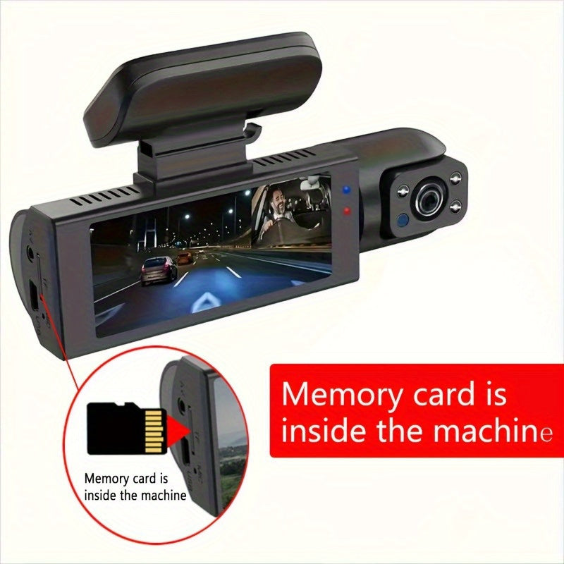 Dual Dash Cam 2025 – Front & Inside 1080P HD