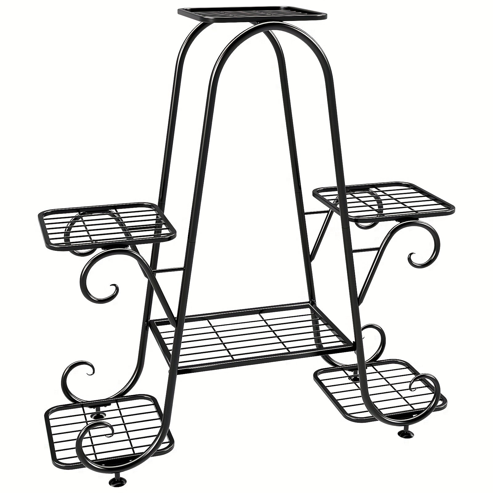Metal Plant Stand – Heavy-Duty Iron Flower Pot Rack (Indoor & Outdoor)