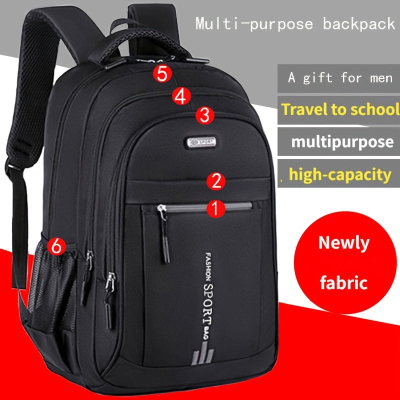 Mochila Unissex de Alta Capacidade para Viagem e Trabalho- Multifunctional Backpack | Organized Storage Bag | Highcapacity Backpack