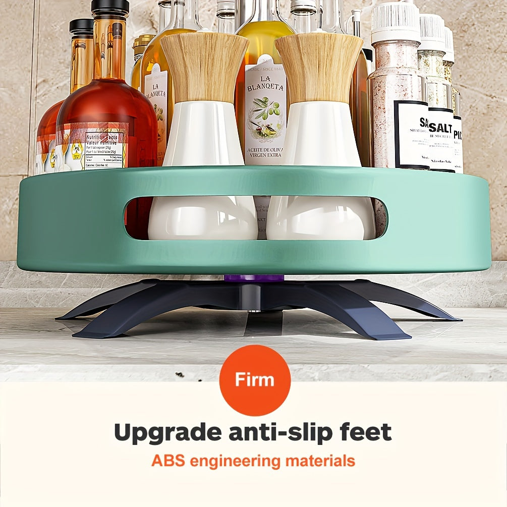 🧂 CornerSpice – Rotating Double-Layer Spice Rack