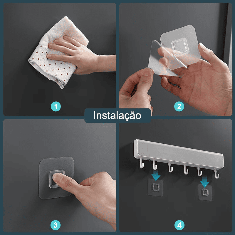 Porta Llaves de Pared Moderno - Soporte Organizador