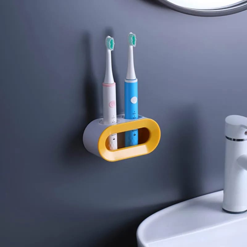 Porta Cepillo de Dientes y Pasta de Pared Organizador