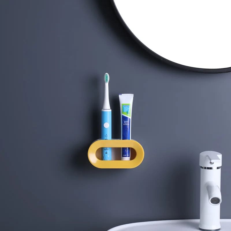 Porta Cepillo de Dientes y Pasta de Pared Organizador