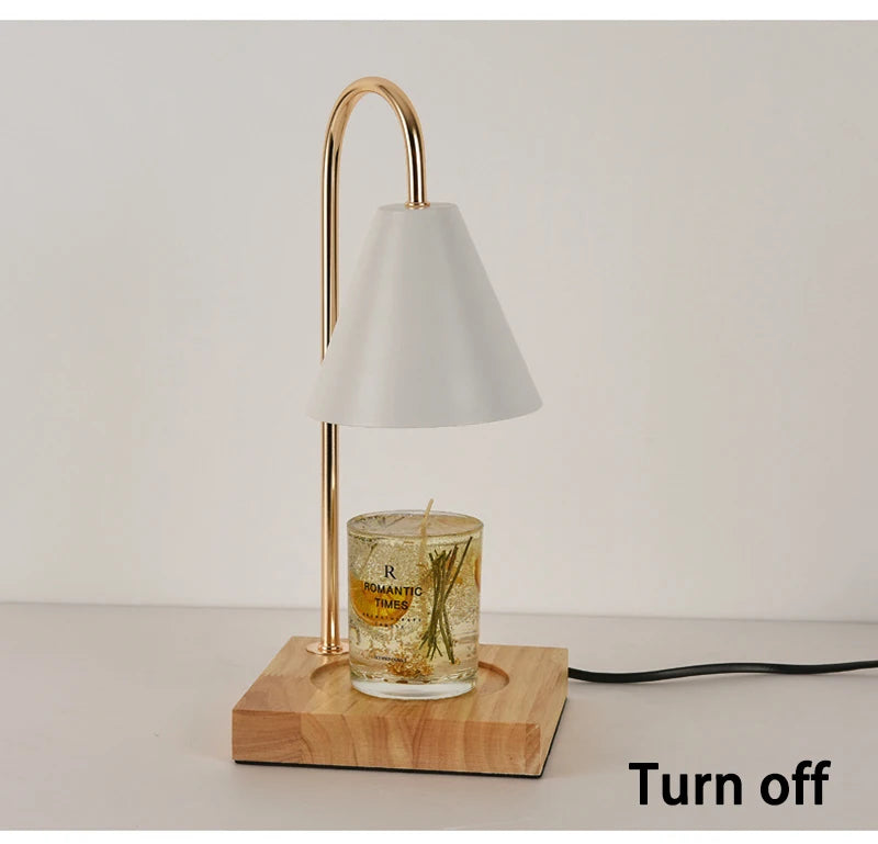 Candle Warmer Lamp with Timer Dimming Melting Wax Table Lamp Home Bedroom Decor Nightlight Creative Aromatherapy Desk Light Gift