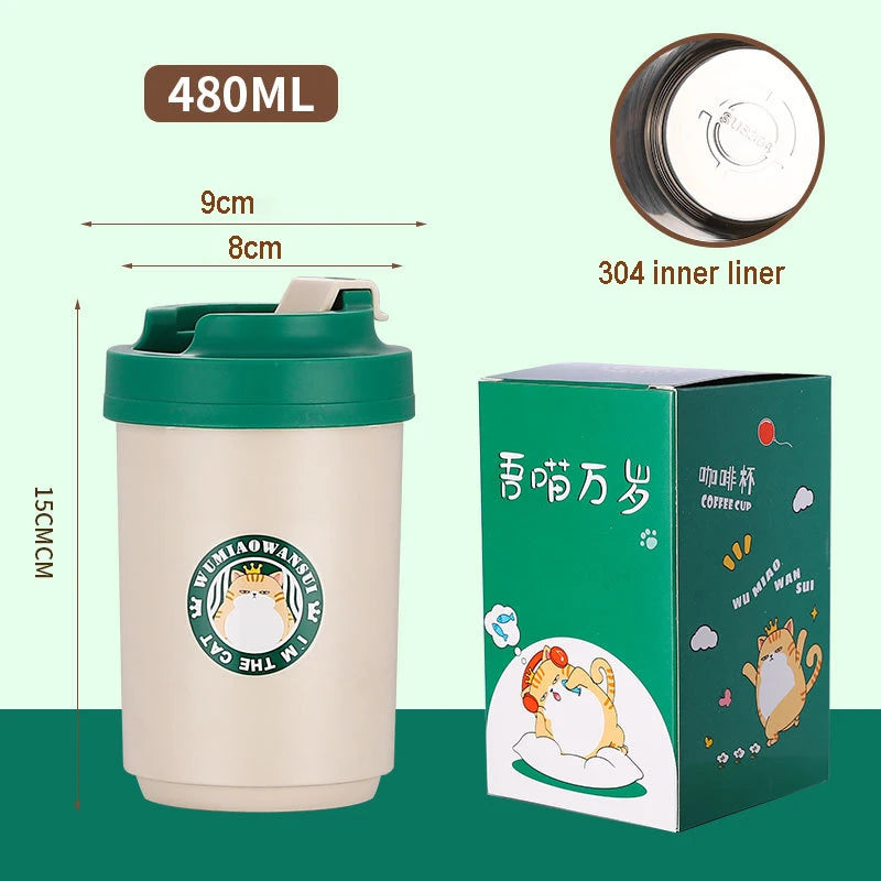 ThermoSip – Stainless Steel Coffee Mug with Lid