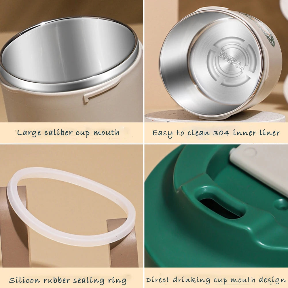 ThermoSip – Stainless Steel Coffee Mug with Lid