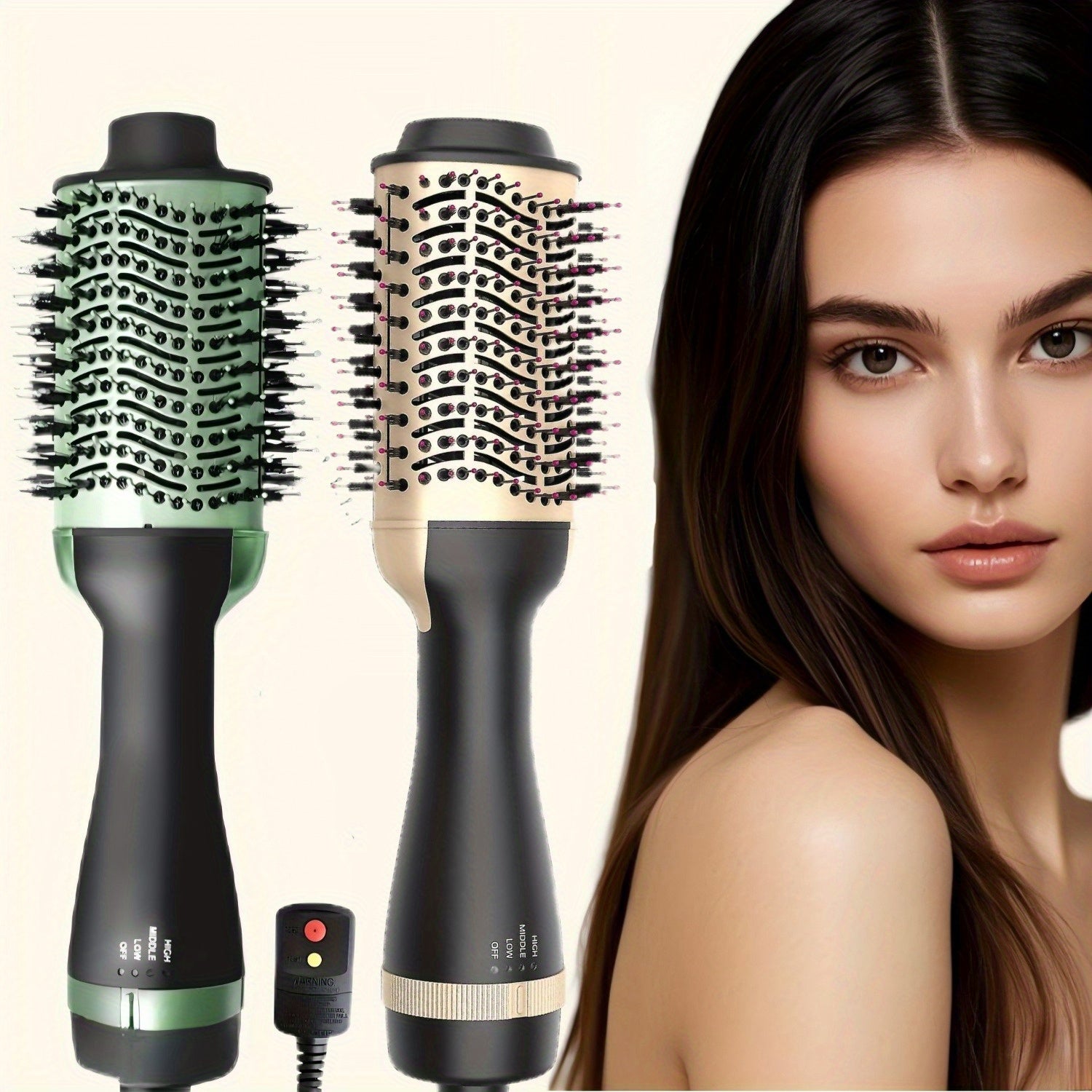 4-in-1 Hot Air Brush & Curling Iron